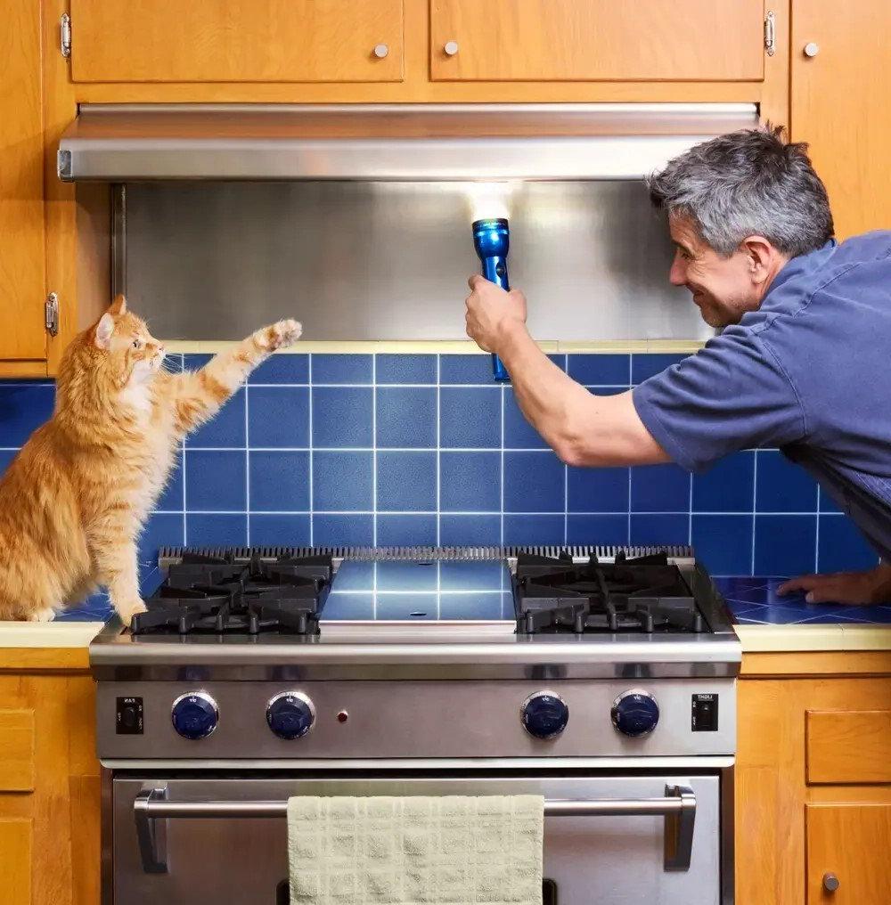 A Family enjoying breakfast